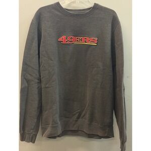NFL Pro Line San Francisco 49ers Sweatshirt Mens XL Gray Embroidered Crewneck
